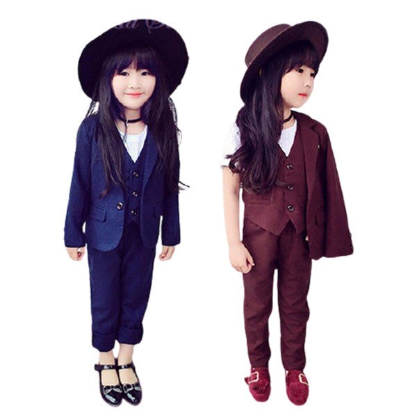 子供服 女 キッズ ジュニア 女の子 セットアップ 上下セット ジャケット ベスト パンツ フォーマ