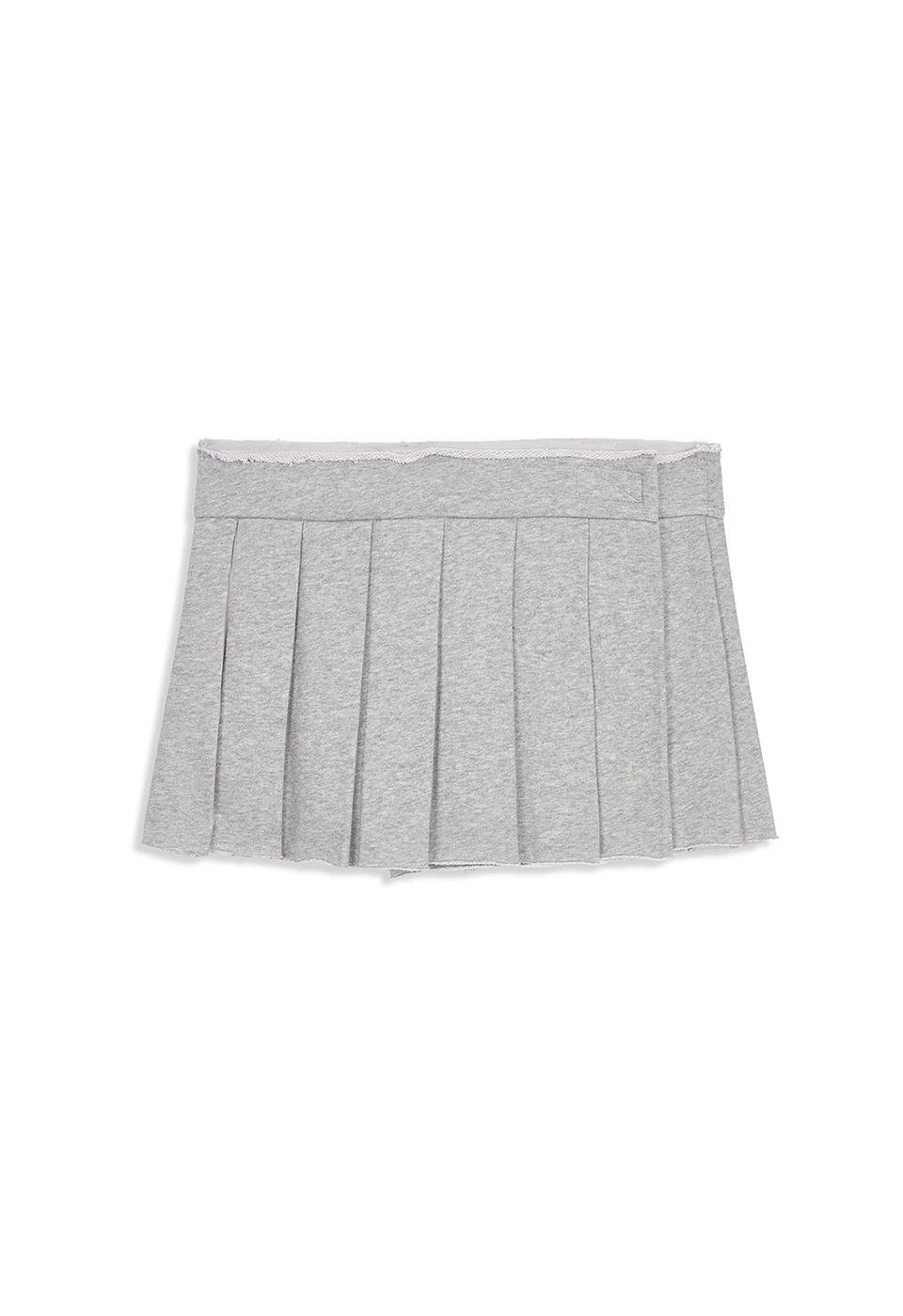 【OPEN Yy】 25FW PLEATS LAYERED JERSEY SKIRT : GRAY