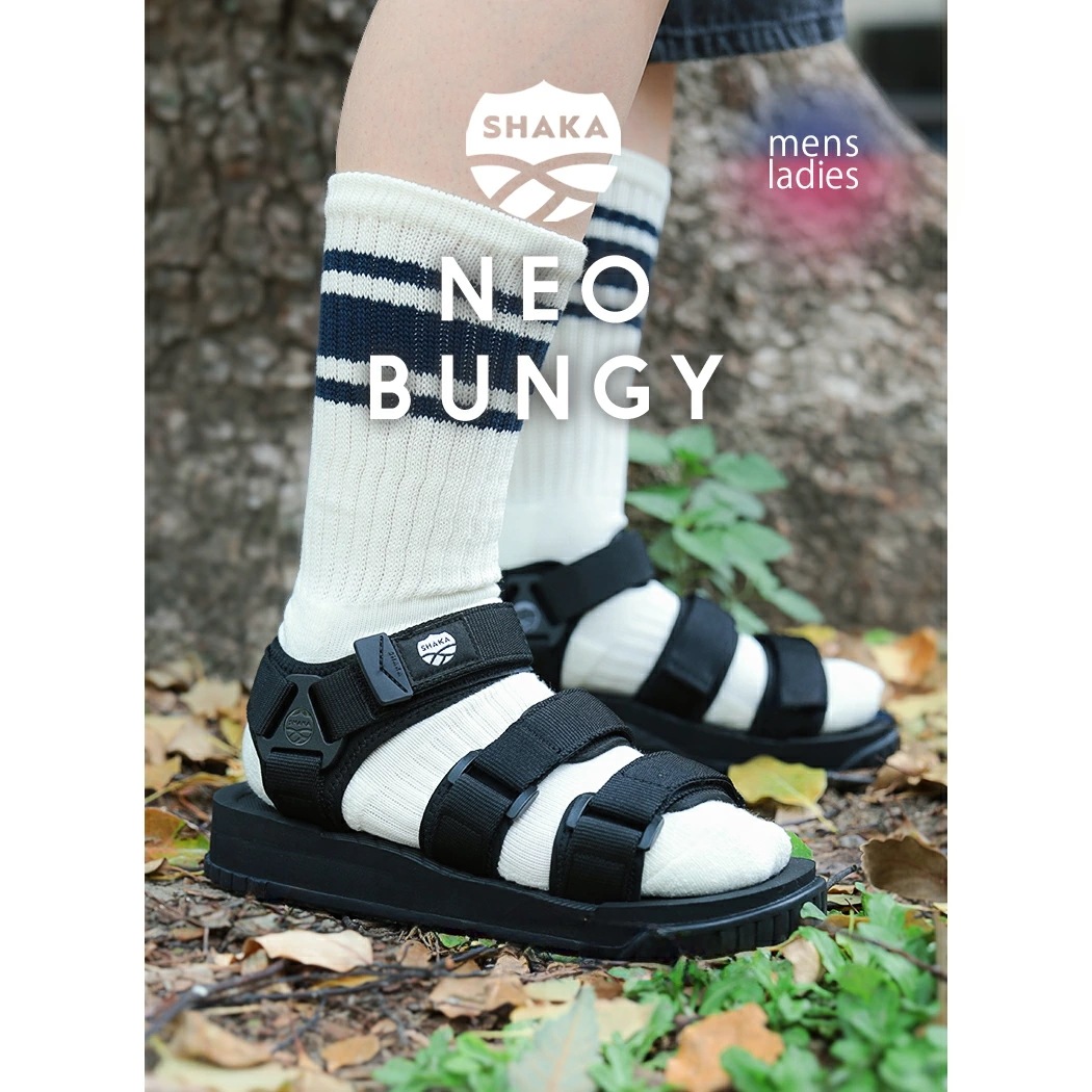 SHAKA シャカ ネオバンジー サンダル スニーカー NEO BUNGY BLACK ( 黒 ブラック スニサン メンズ レディース ウィメンズ SK-104 )