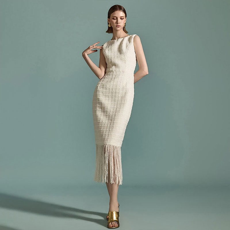 D9493 スパングル フリンジ ワンピース 27,944円