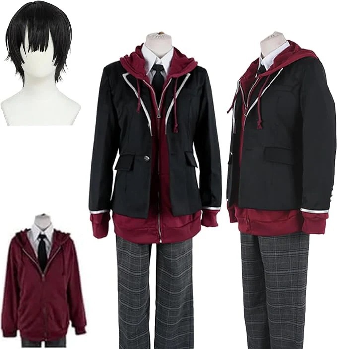 【全シリーズ発売中】 【値引き中】ウィッグ コスプレ衣装 学園祭 文学際 撮影 大人 クリスマス ハロウィン コスプレ衣装 校服 新衣装 くずは 制服 葛葉 葛叶 私服 葛葉