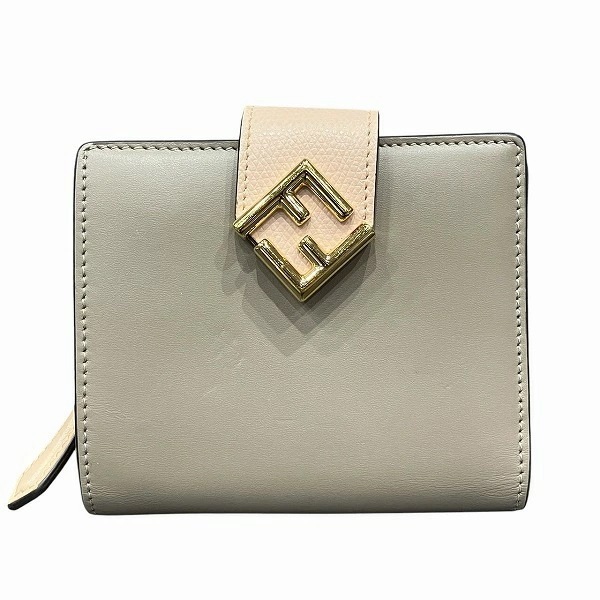フェンディ FENDI FFダイヤモンド 8M0386 ALWA 2つ折り財布 レディース 【中古】 25,088円