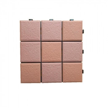 ジョイントタイル 9P ブラウン JT-BR 6個セット