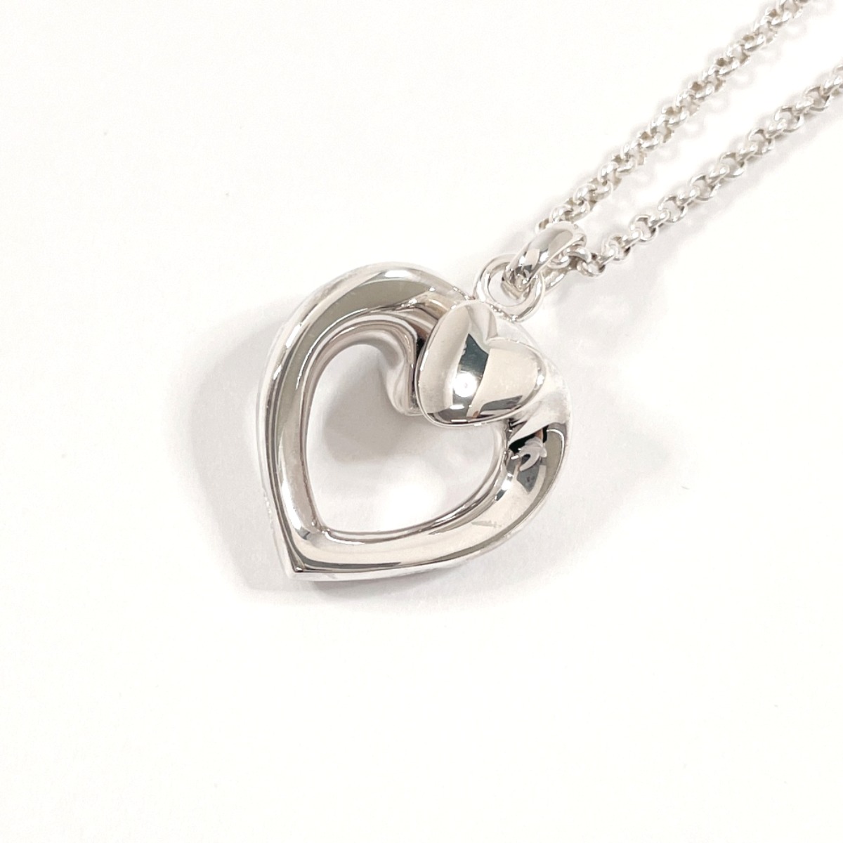 Georg Jensen 2002 ハート ネックレス シルバー シルバー925 レディース