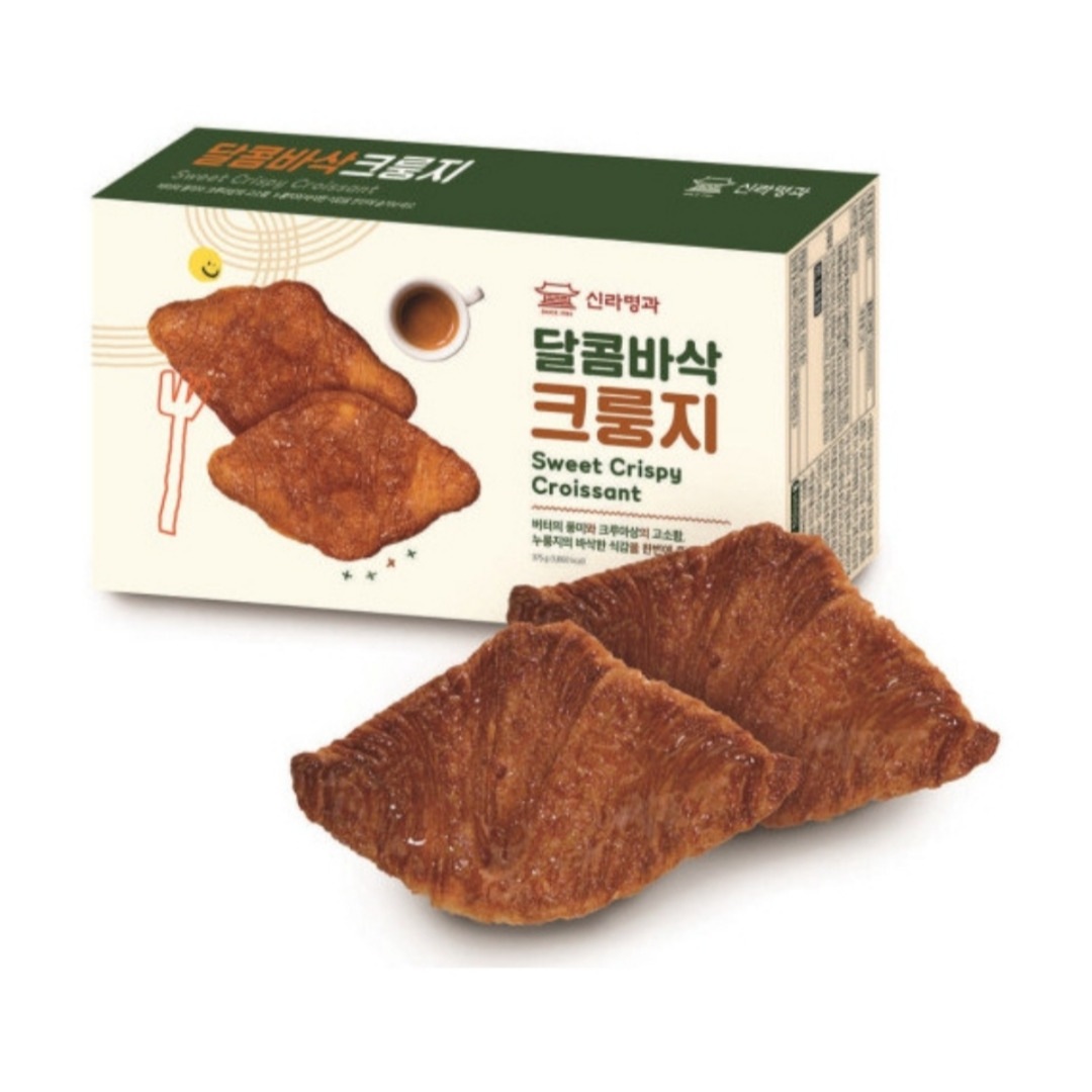 韓国の流行クルンジ タルクサク 新羅名とクルンジ クロワッサン おやつ パン 25g X 15個