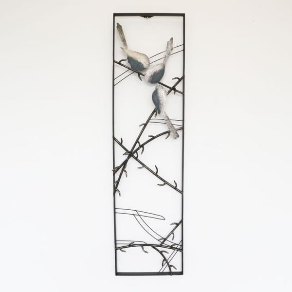 壁掛け 飾り ウォールデコレーション モダンアート ナチュラル アンティーク アイアン ボタニカル 280x1000mm