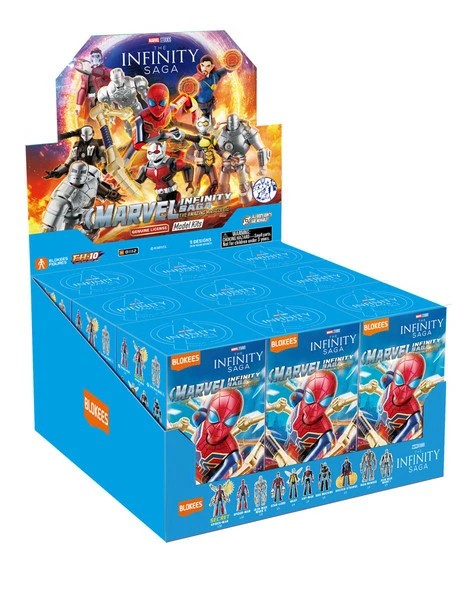 【正品】BLOKEES プラモデル フィギュア Blokees MARVEL INFINITY SAGA （マーベル インフィニティ・サーガ） 第2弾 プラモデル81112 9個セット