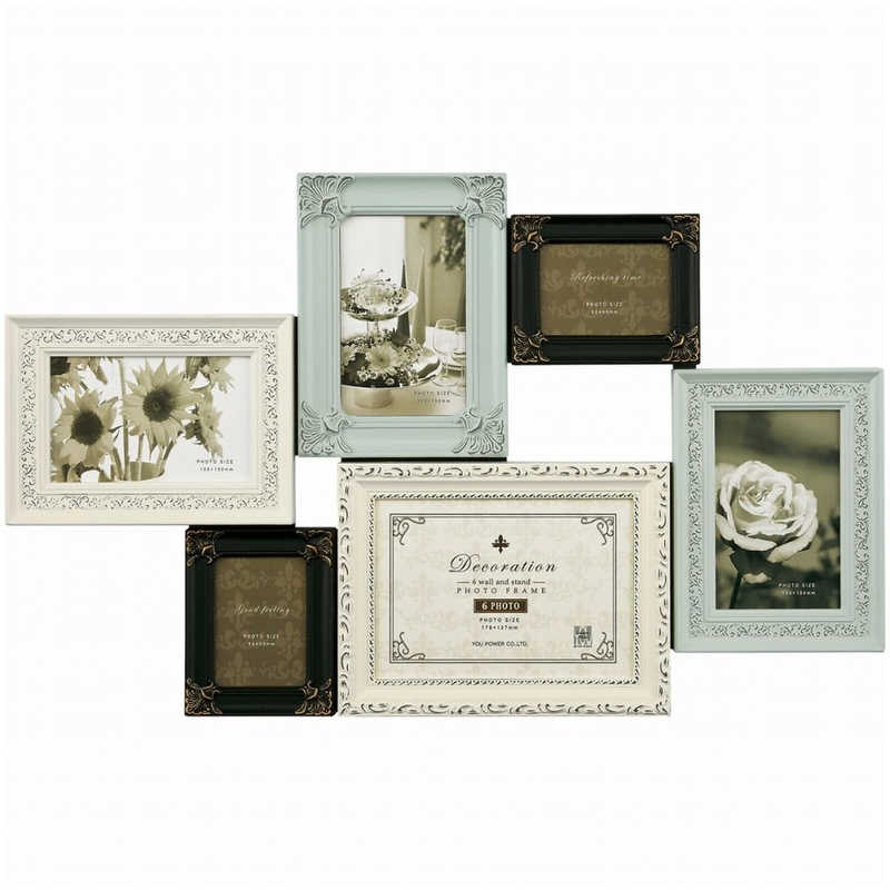 ユーパワー　デコレーション 6 ウォール＆スタンド フレーム バニラ ミックス