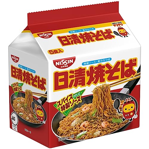 日清焼そば 5食パック 日清食品 インスタント 袋麺 焼きそば (1食100g×5袋)×6個 4,801円
