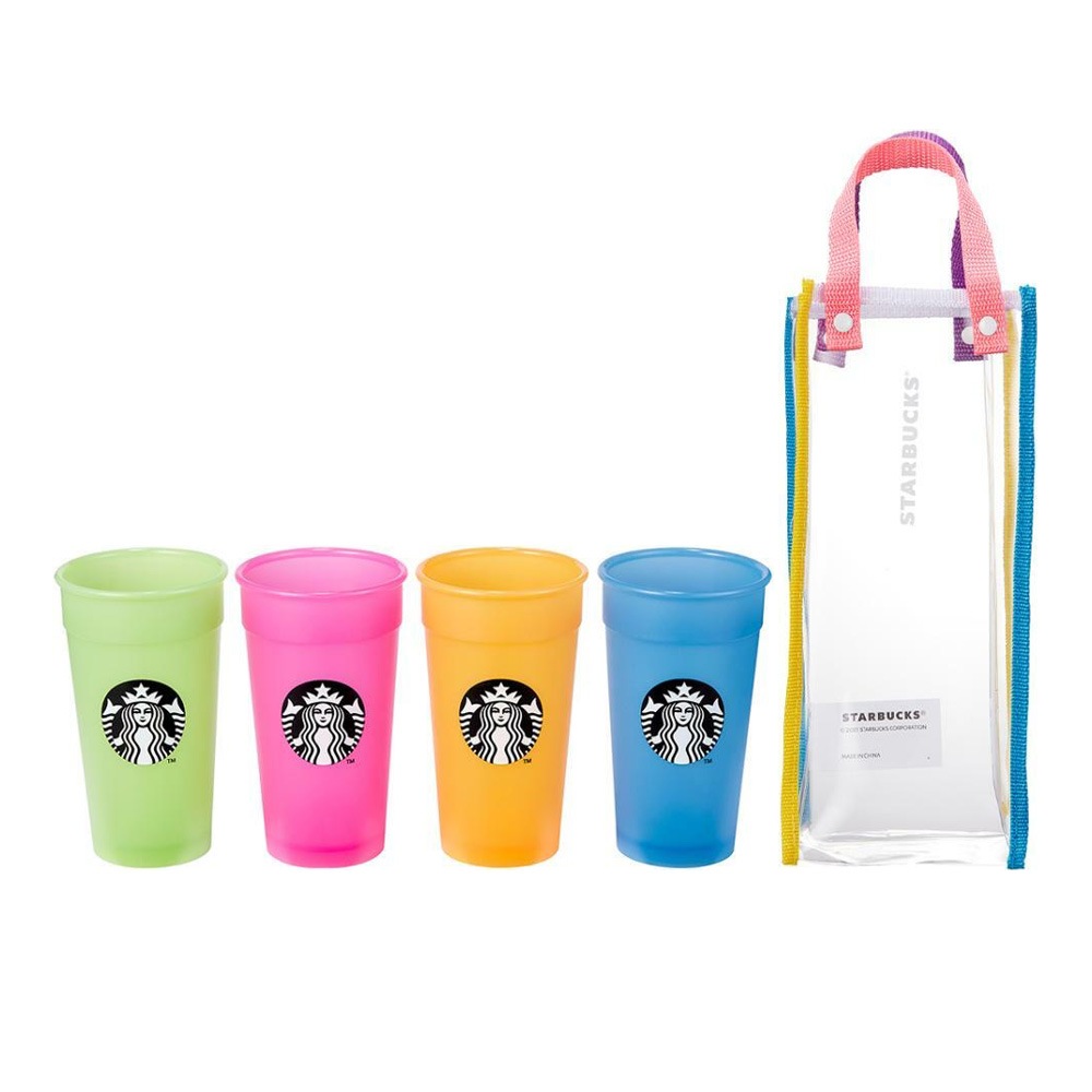 22 サマー カラーチェンジング リユーザーブル コールドカップ セット 355ml + ポーチ