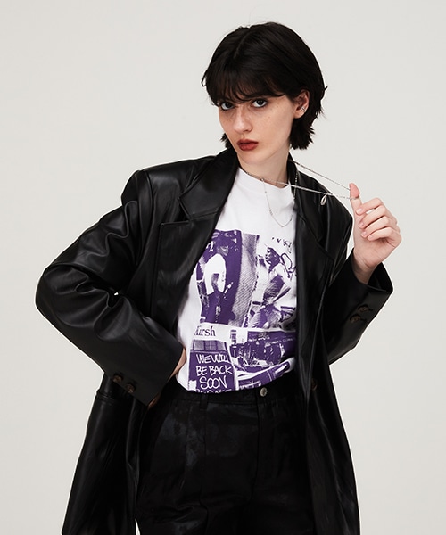 KIRSH LEATHER JACKET BLACK 新作 韓国正規品