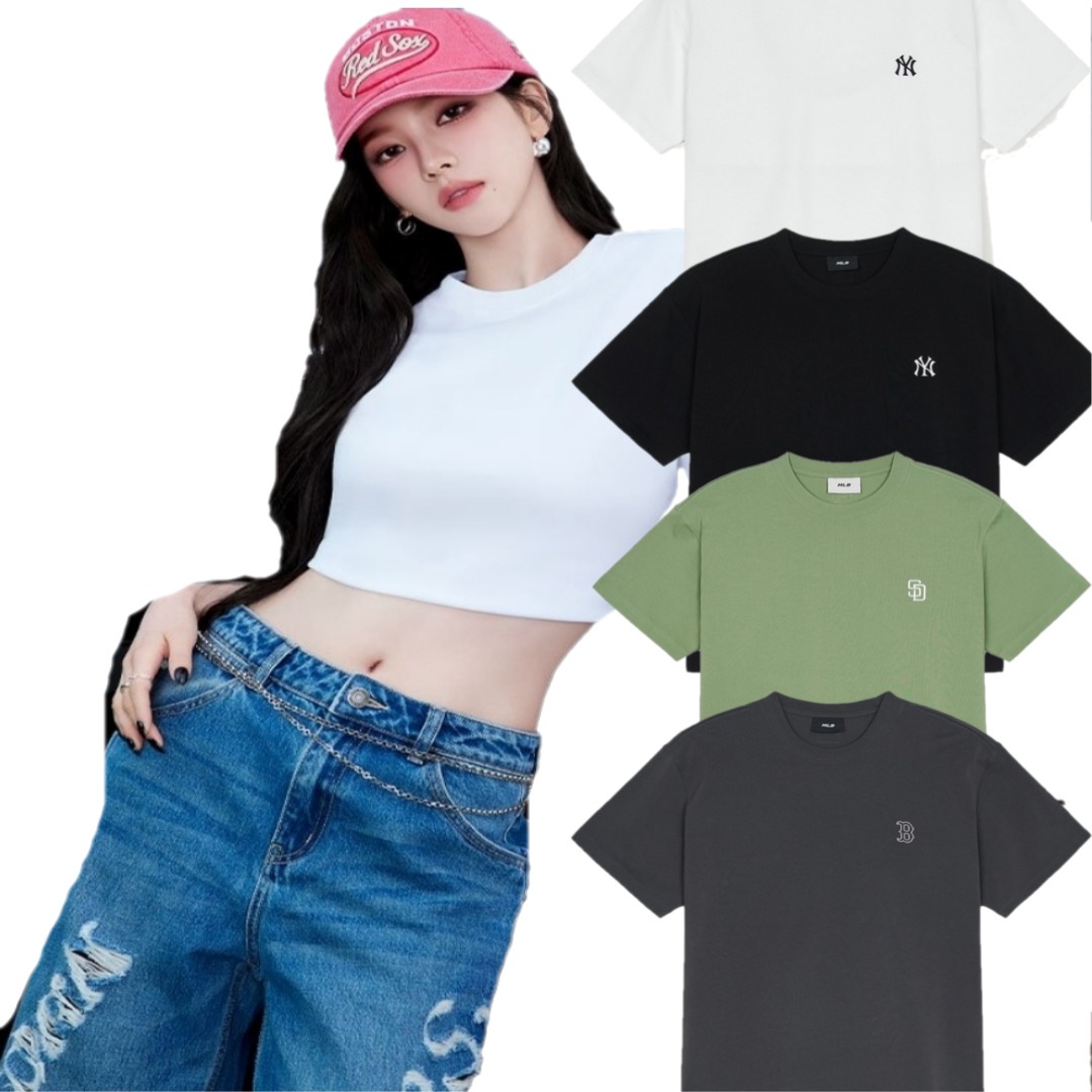 aespa カリナ 着用/Basic Heavy Weight Oversized Fit Short-Sleeved T-Shirt/ユニセックス/3ATSB0253