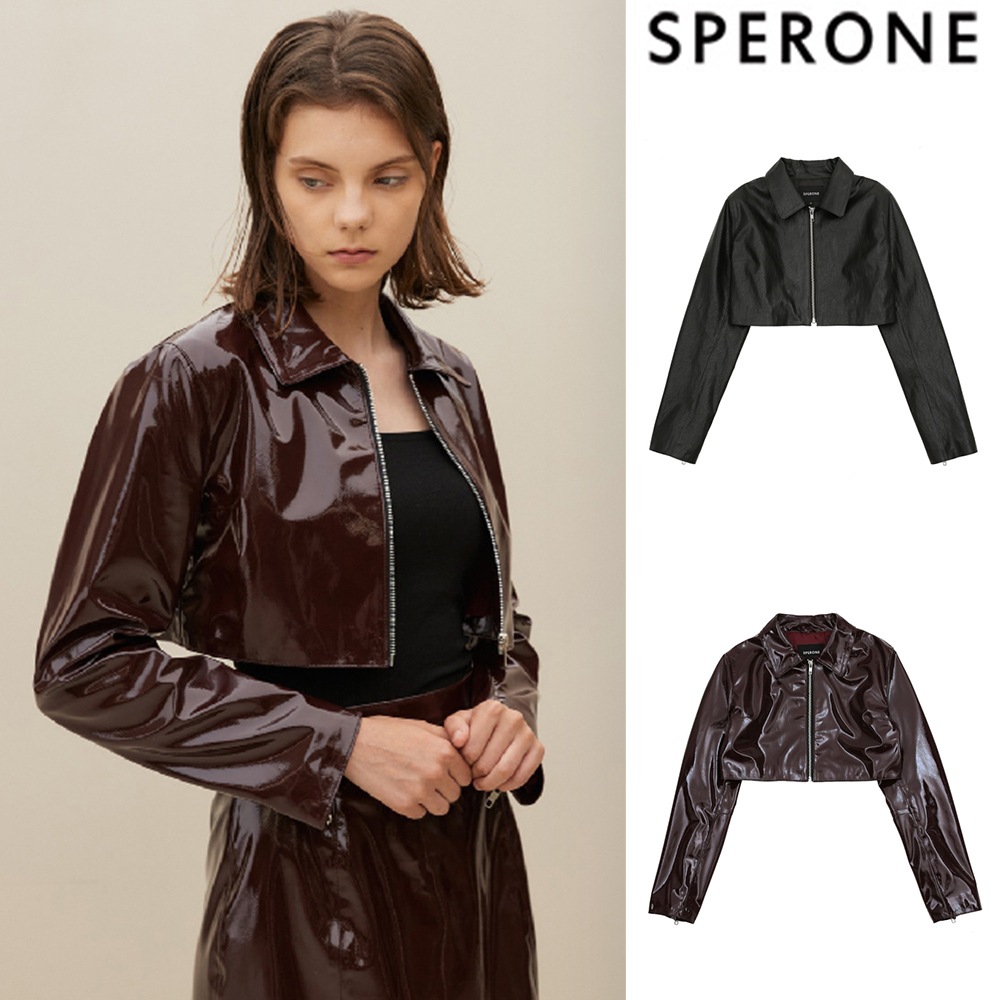 ライダースジャケット SPERONE[SPERONE] Crop Single Rider Jacket