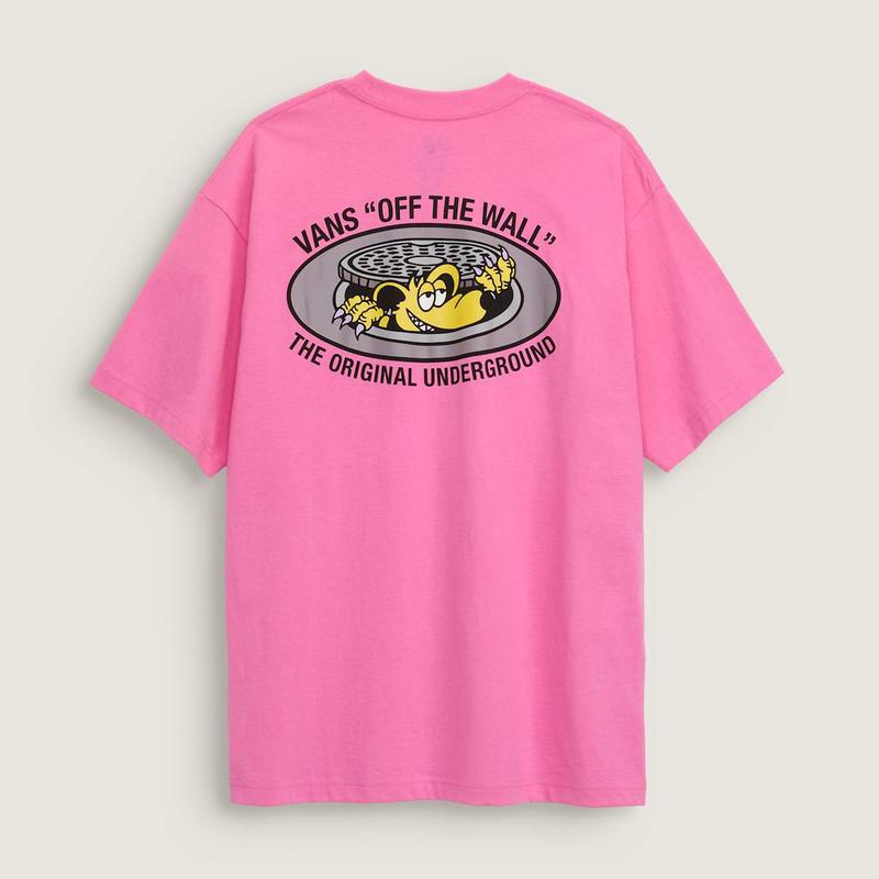 ダウンサイド半袖Tシャツ / ピンク / VN000SXSFRQ