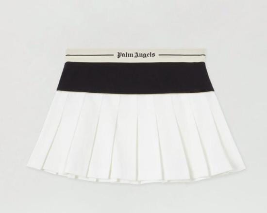 PALM ANGELS Women Clothing PWCC095S26FAB001 0310 OFF WHITE BLACK