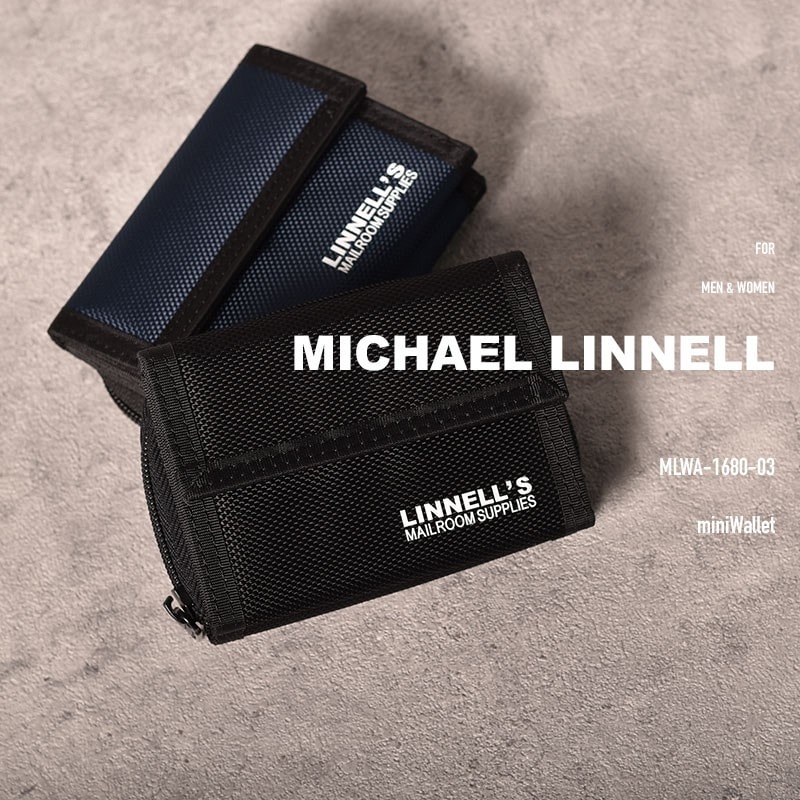 財布 ミニ財布 ミニウォレット 三つ折り財布 ウォレット お財布 折財布 メンズ レディース マイケルリンネル MLWA-1680-03 三つ折り財布 MICHAEL LINNELL