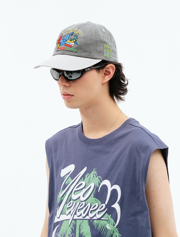 テテ着用 イエスアイシー ☆BTS テテ 着用！！【YESEYESEE】Bookstore Cap Beige/Purple