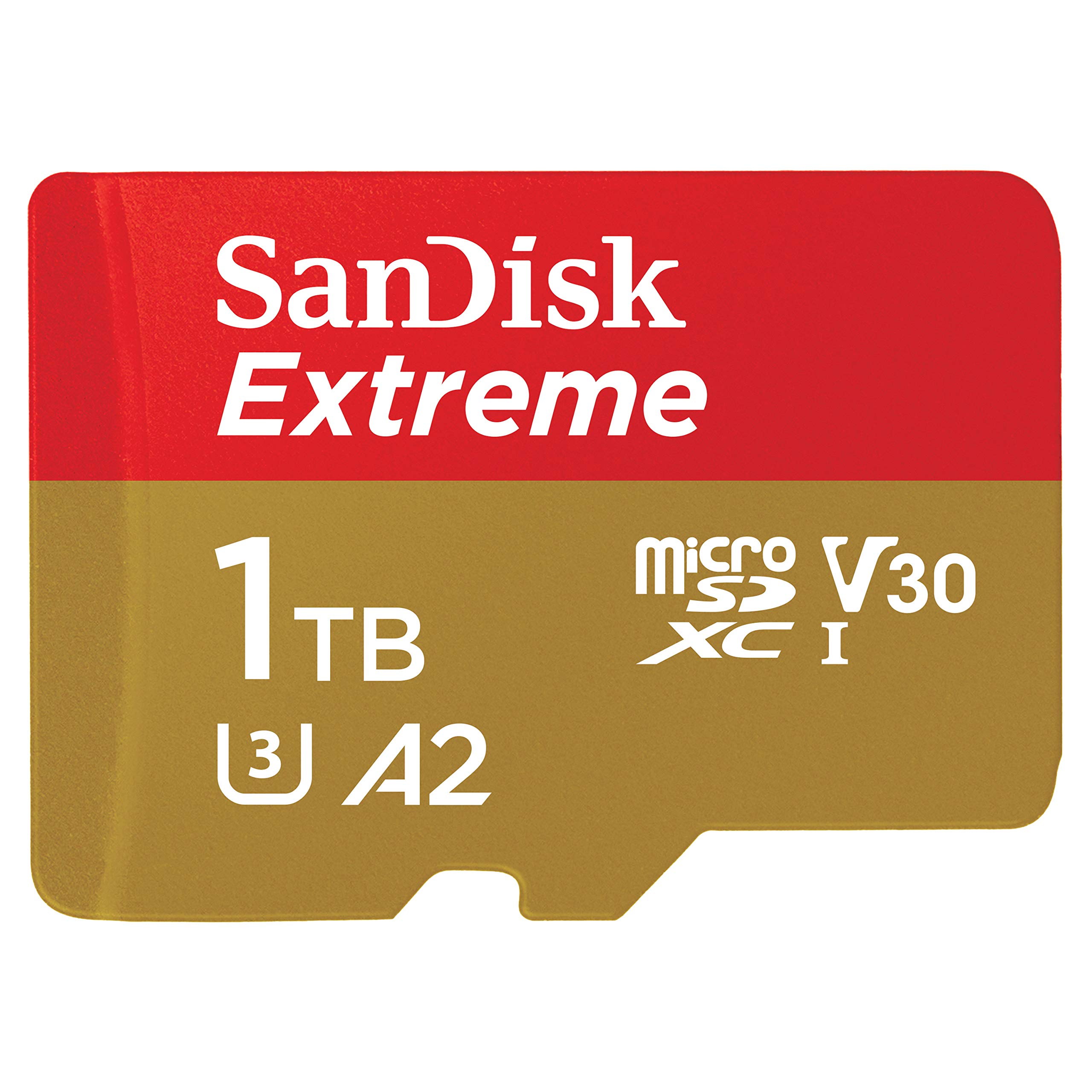 SanDisk MicroSDXC UHS-I Card 1TB Extreme Ultra High Speed Type (Read Up to 190MB/s / Write Up to 130