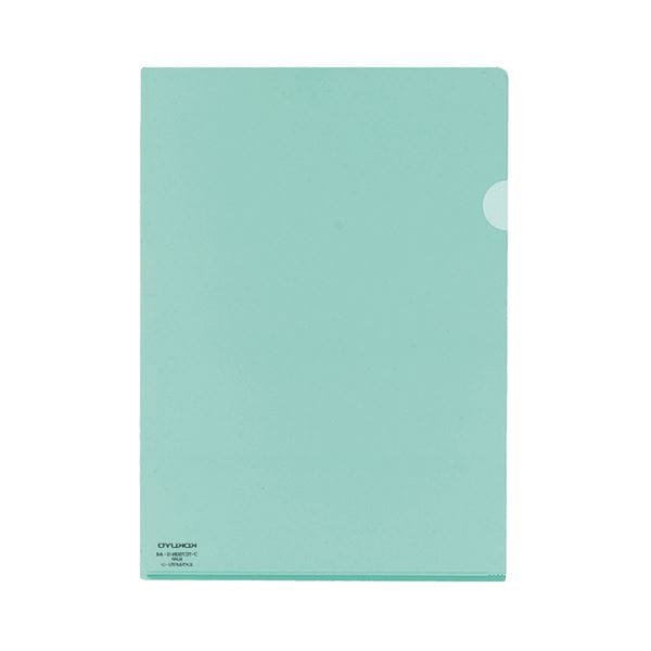 （まとめ）コクヨ クリヤーホルダースーパークリヤー10(テン) A4 エメラルドグリーン フ-TC750N-3 1パック(5枚) (×20セット)