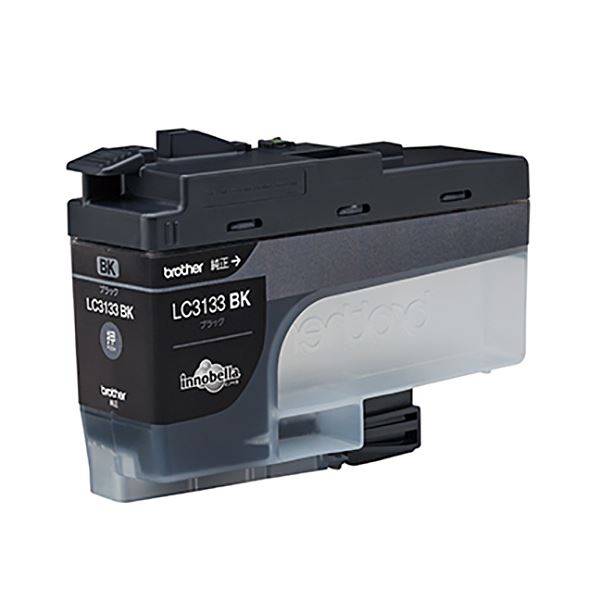 （まとめ）ブラザー インクカートリッジ ブラック大容量 LC3133BK 1個 (×2セット)
