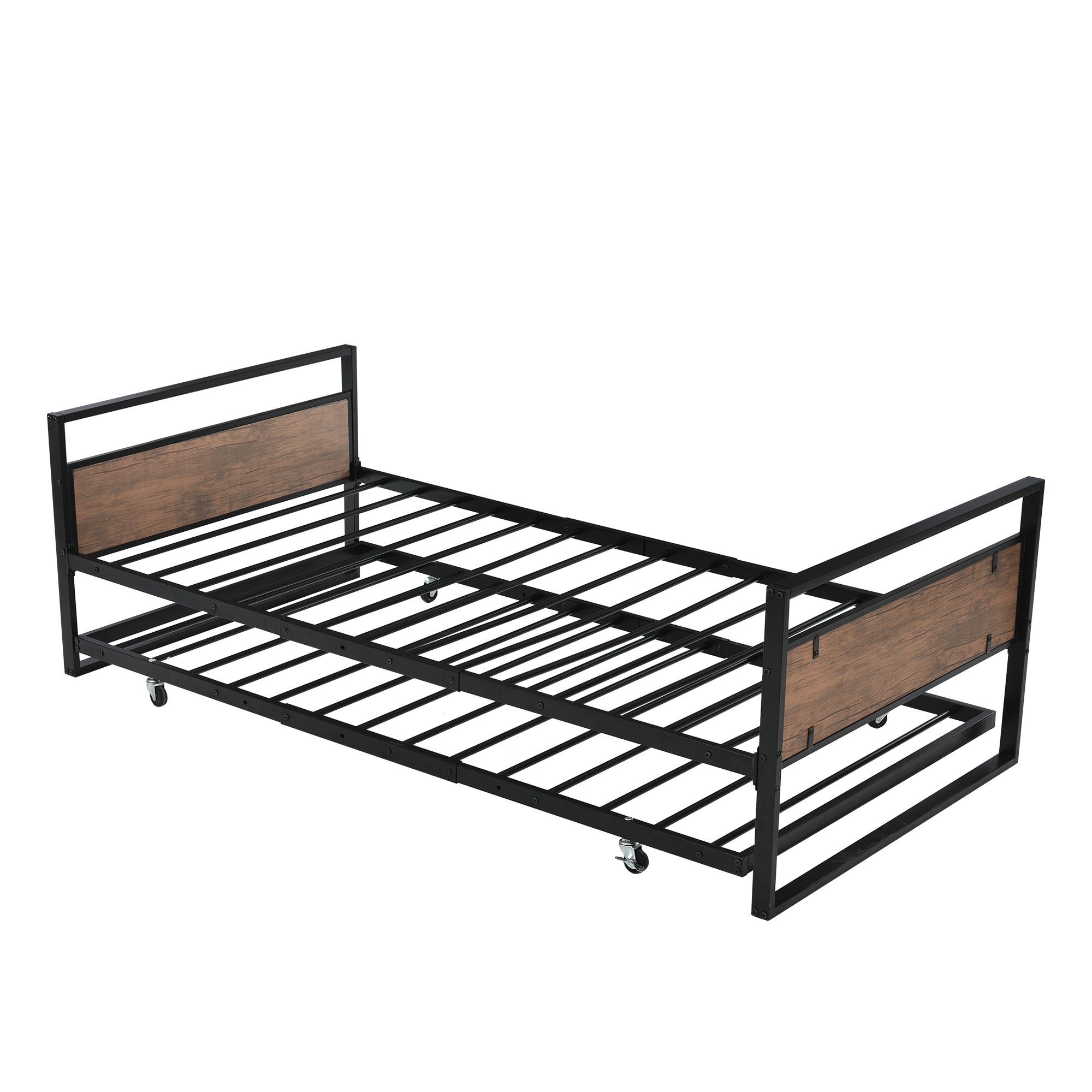 【国内発送】1644【新品】 ブラック　親子ベッド 二段ベッド 多段ベッド シングル 北欧風 おしゃれ 子供部屋 新作