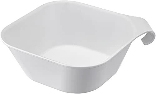 山崎実業(Yamazaki) マグネット & 引っ掛け 湯おけ ホワイト 約W29.5XD27XH9cm タワー 浮かせて収納 バス 浴室 手お