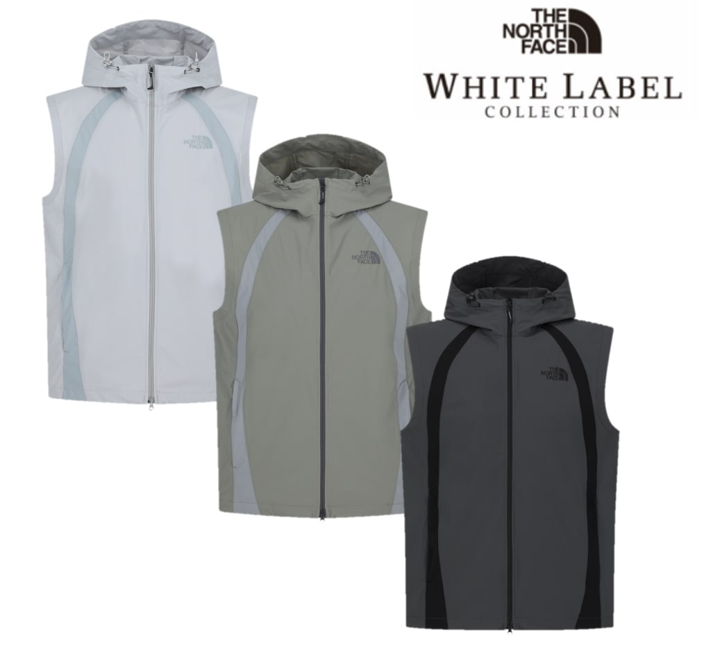 26SS 新作入荷 NV3BS01 ICEPULSE VEST 涼しいタッチ感の素材を使用し快適な着心地を提供するスポーティなムードのフード付きベストジャケット