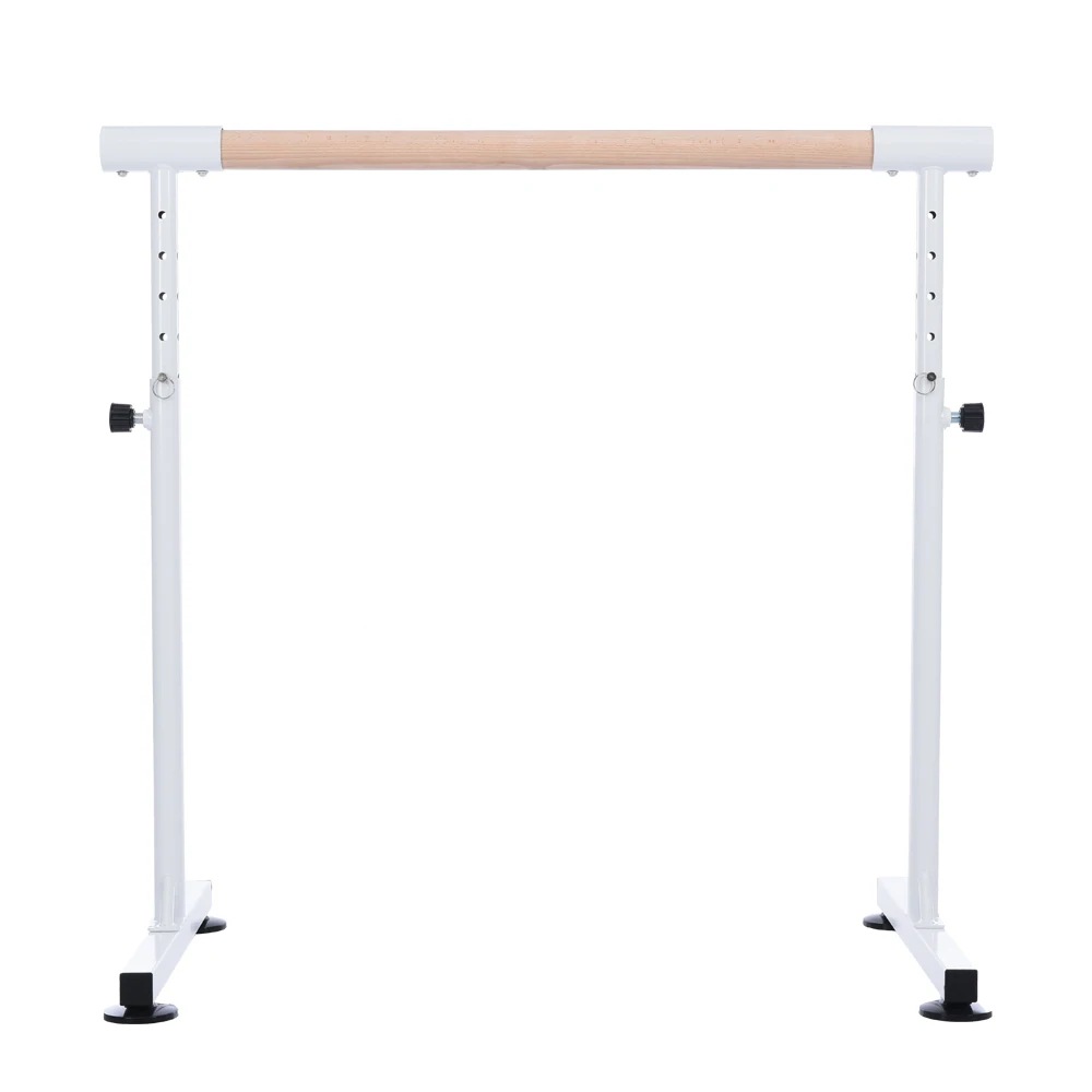 1277バレーバー バレエバー スタンド バレエ バー レッスンバー 高さ 5段階 85cm 90cm 95cm 100cm 105cm 調整 天然木