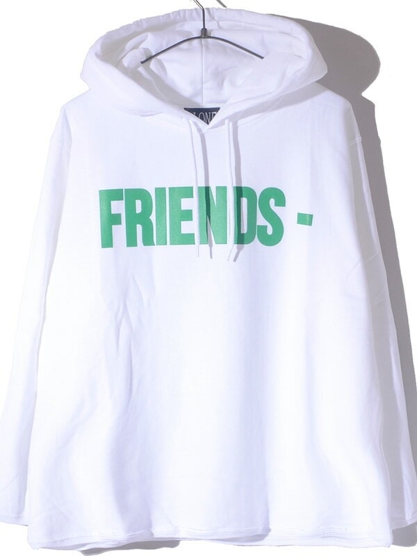 VLONE ヴィーロン ヴィーローン パーカー スウェット メンズ レディース ユニセックス FRIENDS HOODIE フレンズ ロゴ プルパーカー A$AP Mob エイサップモブ ASAP B