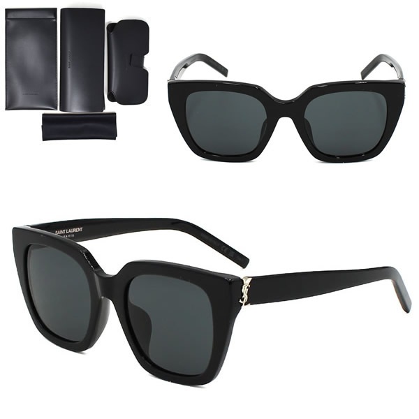 サングラス SAINT LAURENT SL M143/F-001 サングラス アジアンフィット メンズ レディース ユニセックス SLM143F-001 ブラック