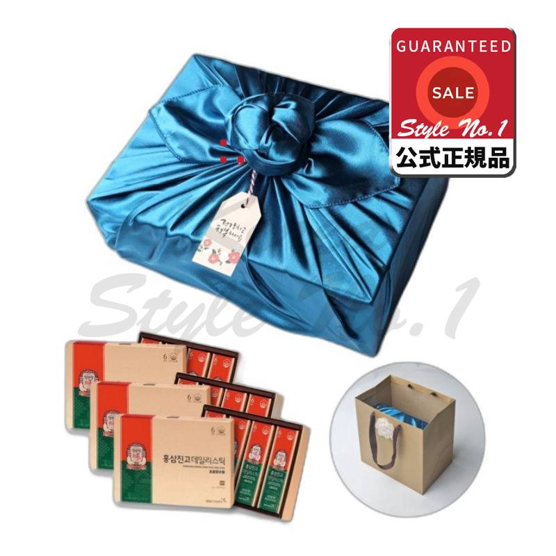 ホンサムジョンエブリタイムデイリースティック60包最高級予団保磁器包装ショッピングバッグギフトセット1セット600ml