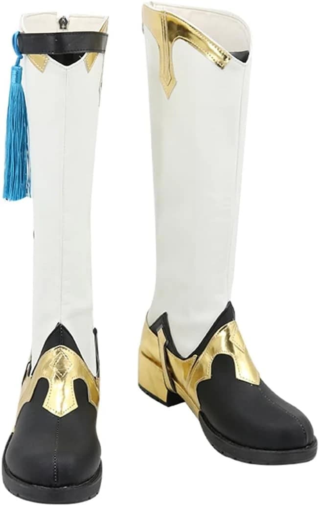 コスプレウィッグ行秋シューズ靴原神ProjectGenshinImpact原神げんしんロングかつら耐熱長髪耐熱文化祭小物変身