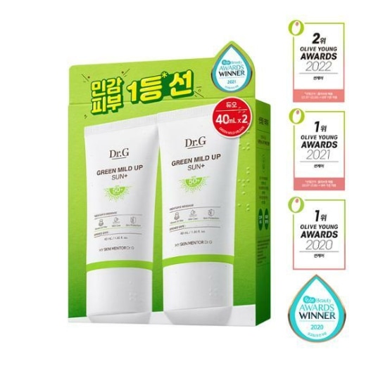 [Dr.G]【NEW/敏感肌】ドクタージーグリーンマイルドアップサンプラス40ml+40ml