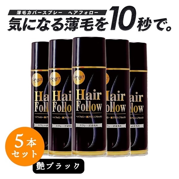 【5個セット】 1009102 ヘアフォロー艶プラス ブラック 150g