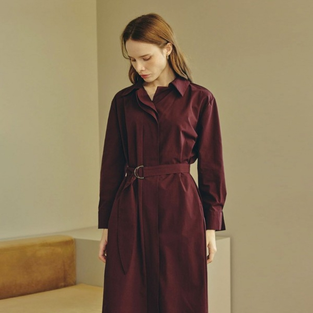 (リアーナニューヨーク) フリルカラーシャツワンピース RQHWOP990