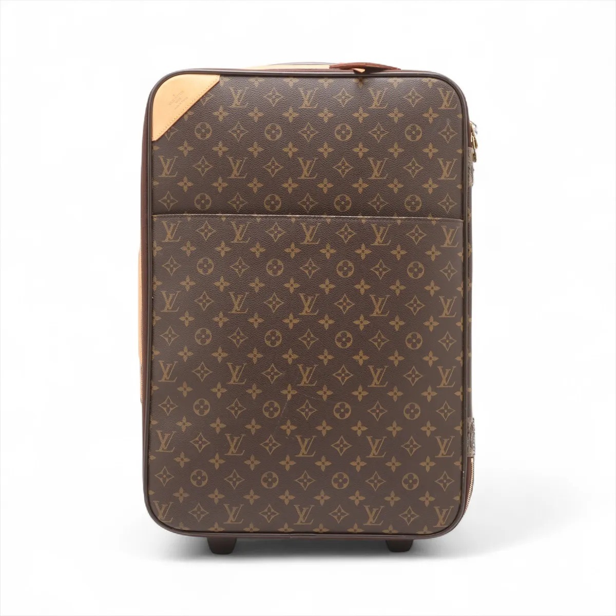 美品 モノグラム ペガス55 M23294 レザー×コーティングキャンバス スーツケース キャリーケース バッグ 出張 旅行 トランク メンズ レディース MMM CN50-10 中古