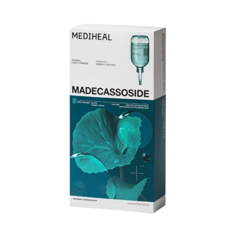 [20+2] マデカソサイド エッセンシャルマスク20枚(+2枚贈呈)=全22枚, 韓国コスメ