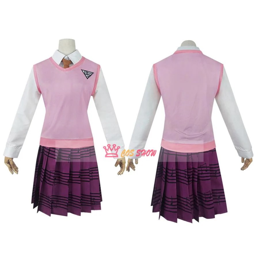赤松楓 人気商品N0.1 あかまつ かえで ニューダンガンロンパV3 イベント ネックタイ+靴下付き JK制服 コスプレ衣装 みんなコロシアイ新学期 変装 仮装 アニメ