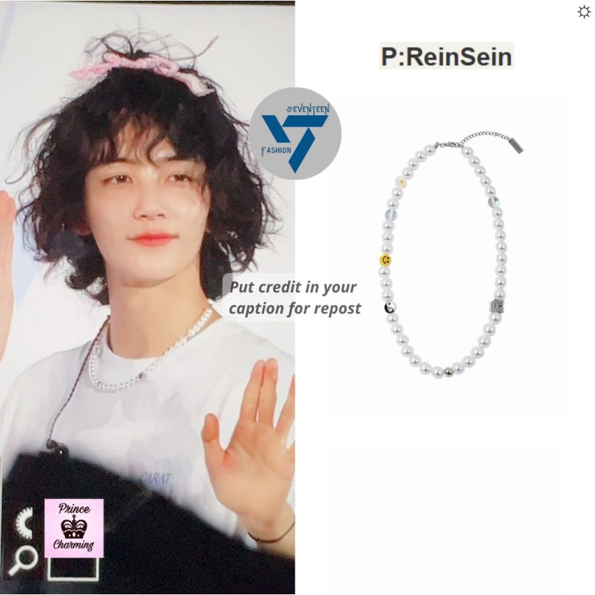 [SEVENTEENジョンハン着用]Smile R　necklace