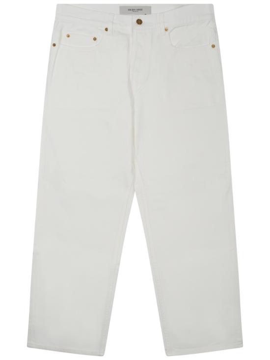GOLDEN GOOSE Men Denim Pants GMP01186 P00098010190 WHITE