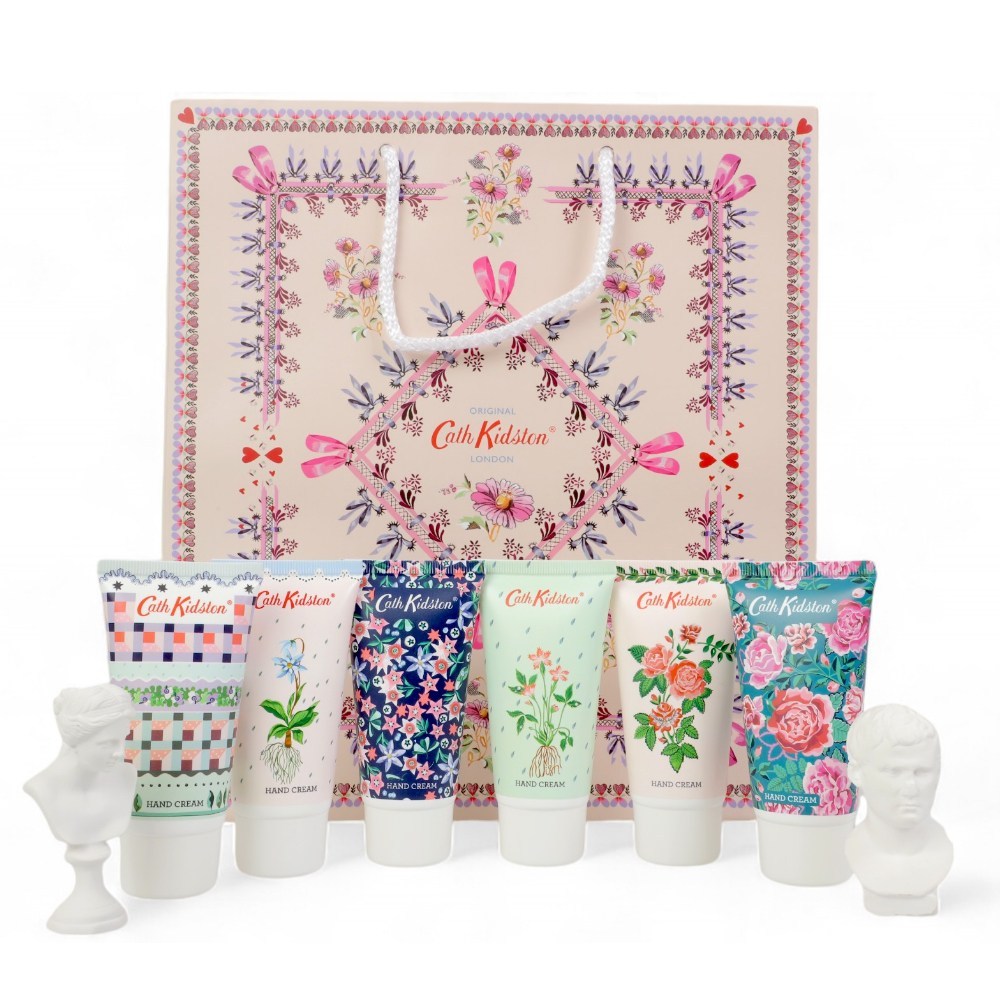 カスキッドソンアップルブラッサムパルファムミニハンドクリームセット50ml x 6 +ショッピングバッグ