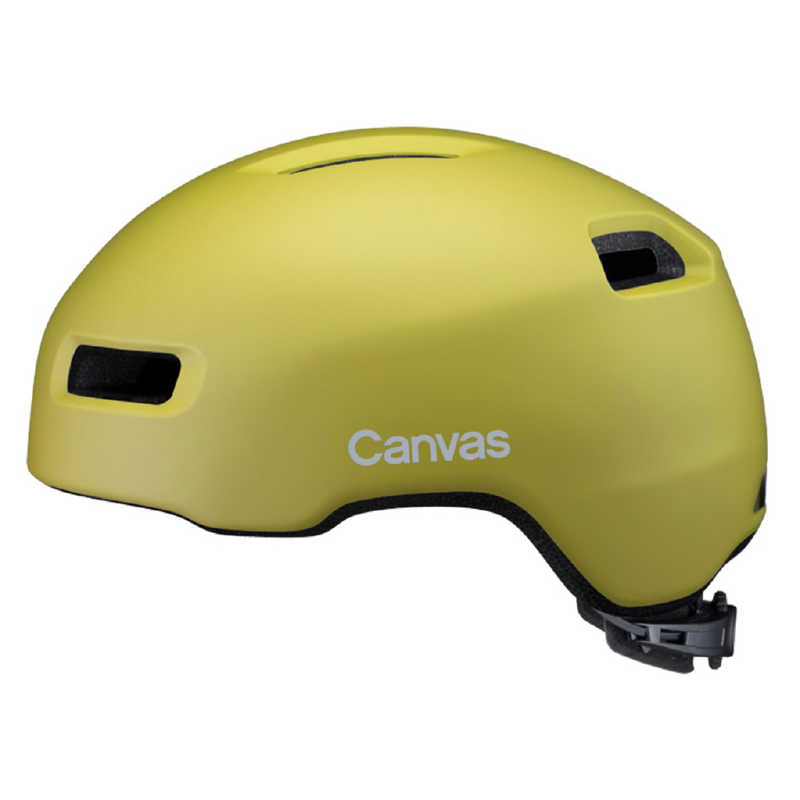 オージーケーカブト　自転車用 ヘルメット CANVAS-CORSS キャンバス・クロス(M/Lサイズ：57～59cm/) マットマスタード　CANVAS_CROSS