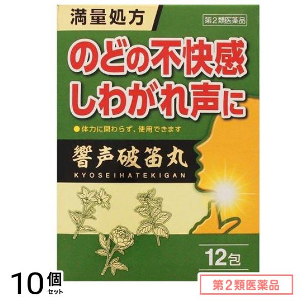 第２類医薬品 ジェーピーエス製薬 響声破笛丸エキス顆粒G 12包 10個セット