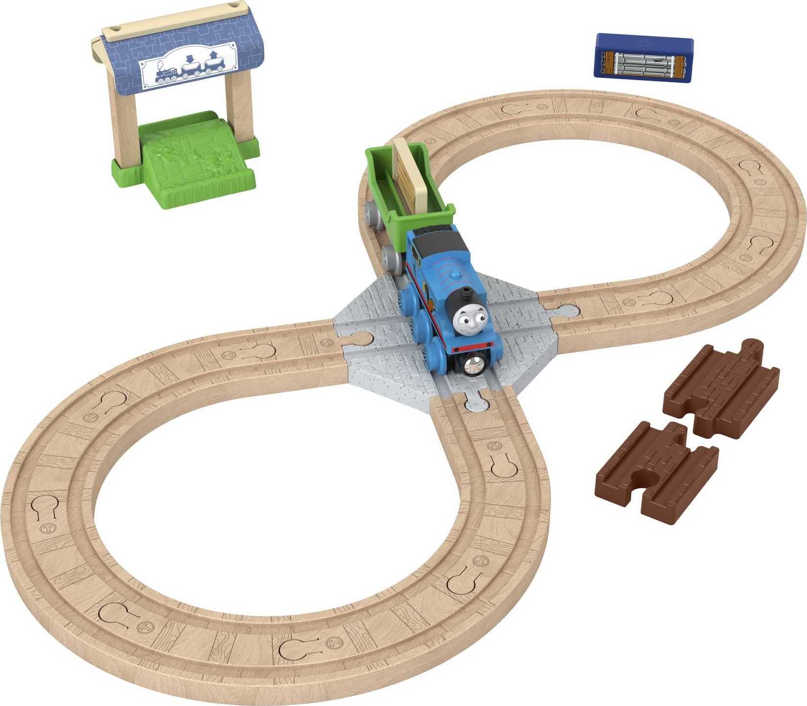 マテル(MATTEL) きかんしゃトーマス 木製レールシリーズ(Thomas) トーマスのレールセット 【車両電車】【プレイセット】【3才~】【プレゼント】 HGD12