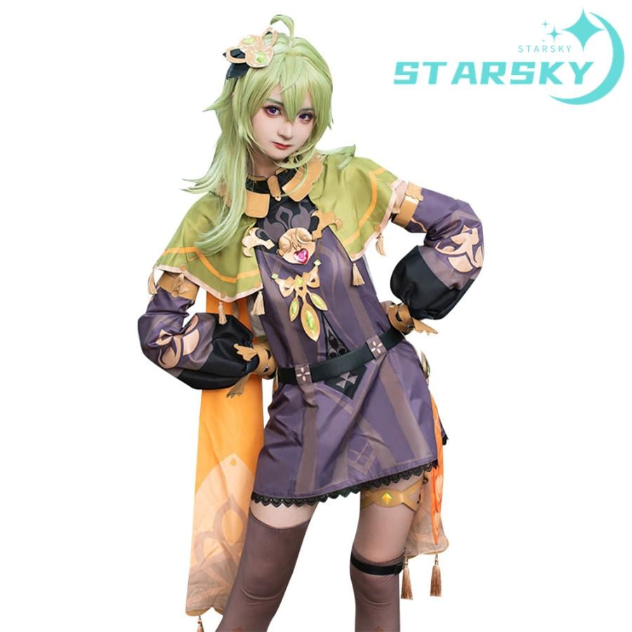 工場直販 急速出荷 原神project げんしん コレイ Genshin Impact 風　コスプレ衣装　コスプレ服　コスチューム　服 ハロウィン イベント