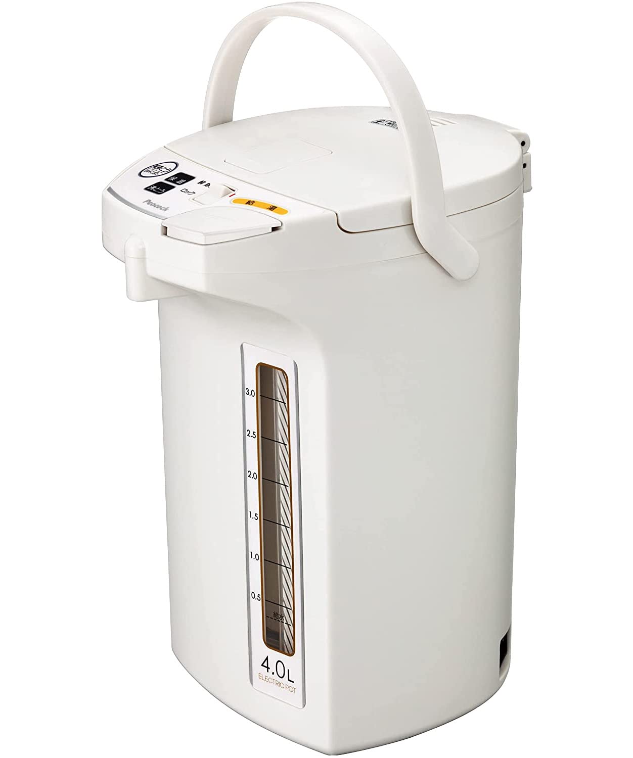 【使いやすさを追求 大容量4L】 ピーコック 電気ポット 4リットル WEB限定モデル ホワイト WMJ-40 WA/安心機能 お手入れ簡単 保温機能 電動給湯 空焚き防止 ポット 保温ポット 湯沸か 7,928円