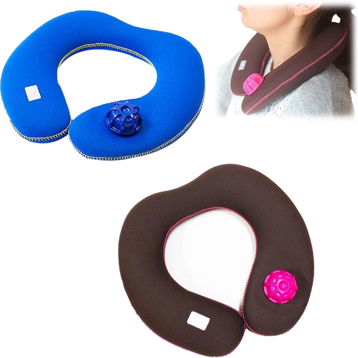 やわらか 湯たんぽ 肩用 小サイズ(首の細い人向け) 首と肩のこわばりに 暖かさ長持ち 節電 一年保証付き (ブラウン)