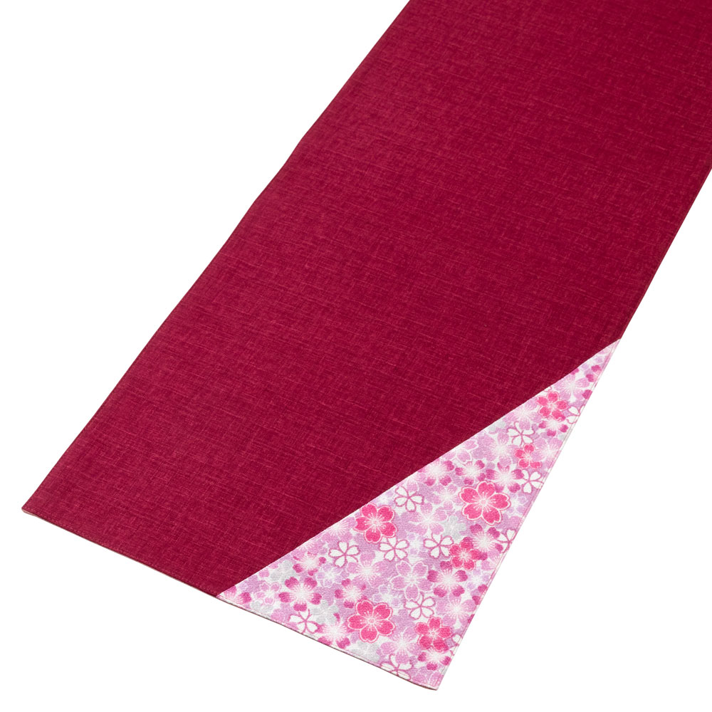 百道発信　颯香（さやか）　ランナークロス　赤紫 (IKI-1485)　150x30cm　福岡県の布製品