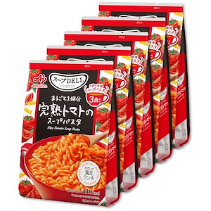 味の素 スープDELI まるごと1個分完熟トマトのスープパスタ 3食入袋×5個 スープデリ 野菜スープ 即席スープ 備蓄