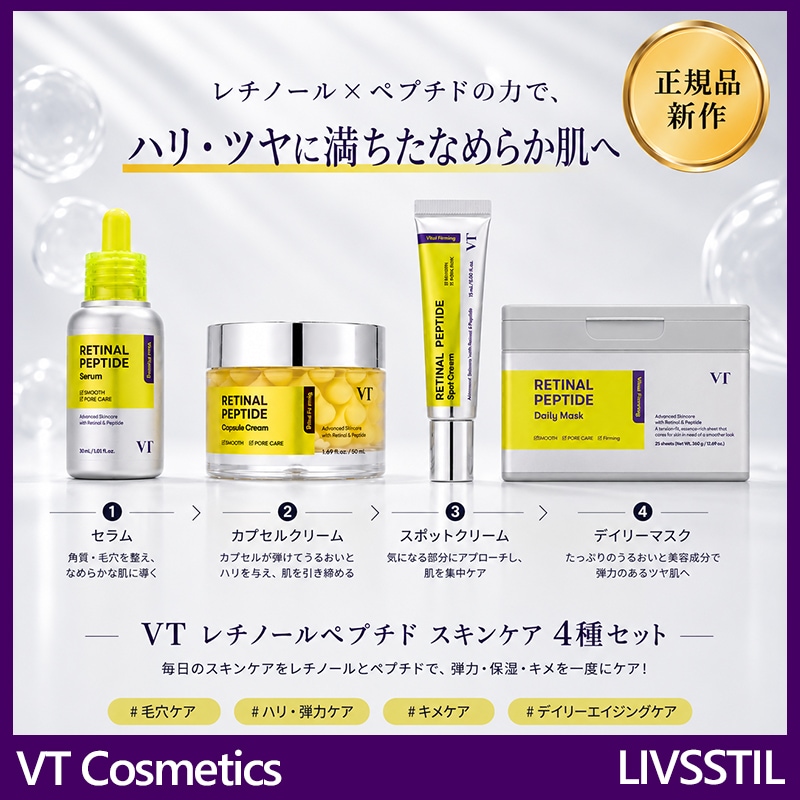 Qoo10] VTコスメティックス [新作メガ割セット] レチナール ペプチ